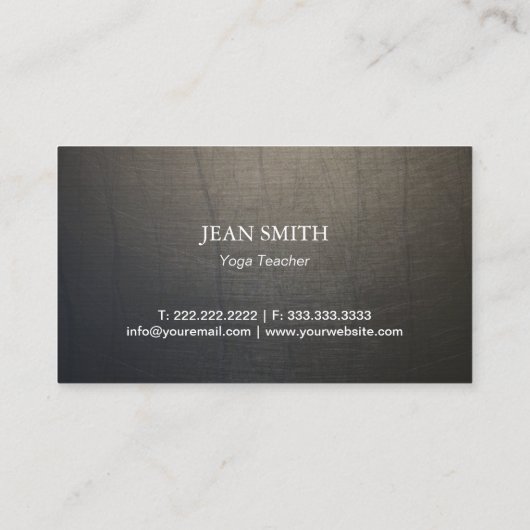 Elegant Zen Visitekaartje (Achterkant)