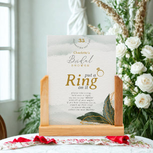 Elegant zet een ring op het Vrijgezellenfeesten Ta Kaart