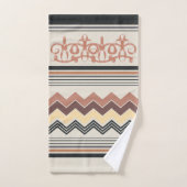 Elegant Zig Zag Bad Handdoek (Handdoek)
