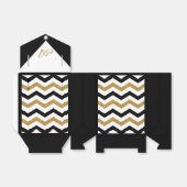 Elegant Zig Zag Pattern Bedankdoosjes (Uitgevouwen)