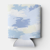 Elegant Zij is op Cloud Nine Bruidsdiner Blauw Blikjeskoeler (Achterkant)