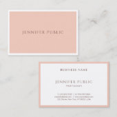 Elegant zijderoute, moderne, stijlvolle luxe luxe visitekaartje (Voorkant / Achterkant)