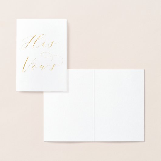 Elegant zijn geloften bruiloft Kaart voor bruidego (Display)