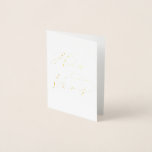 Elegant Zijn Vows Wedding Card voor Groom's Vows Folie Kaarten<br><div class="desc">Deze mooie Zijne Woten foliekaart is de perfecte plek voor de Groom om zijn persoonlijke trouwgeloften te schrijven. De kaart zal een blijvend stokje creëer van de dag waarop je zegt: "Ik doe het".</div>