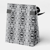 Elegant zilver en Blauwgroen blauw bruiloft Bedankdoosjes (Achterkant)