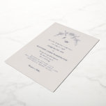 Elegant  zilver folie uitnodiging<br><div class="desc">Elegant script . Huwelijksuitnodiging. Crème en zilveren folie. Bruid ouders. De achtergrond kan worden gewijzigd in elke kleur.</div>