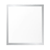 Elegant zilver notitieblok (Voorkant)