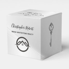 Elegant Zilver Onroerend Goed Bedankdoosjes