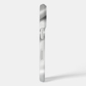 Elegant Zilver Zijde | Platinum Custom Phone Case (Achterkant / Rechts)