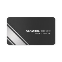 Elegant Zilver Zwart Getextureerde Professionele C