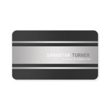 Elegant Zilver Zwart Getextureerde Professionele C