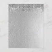 Elegant zilverblanco flyer (Achterkant)