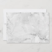 Elegant Zilveren 25e Hochzeitstag Kaart (Achterkant)