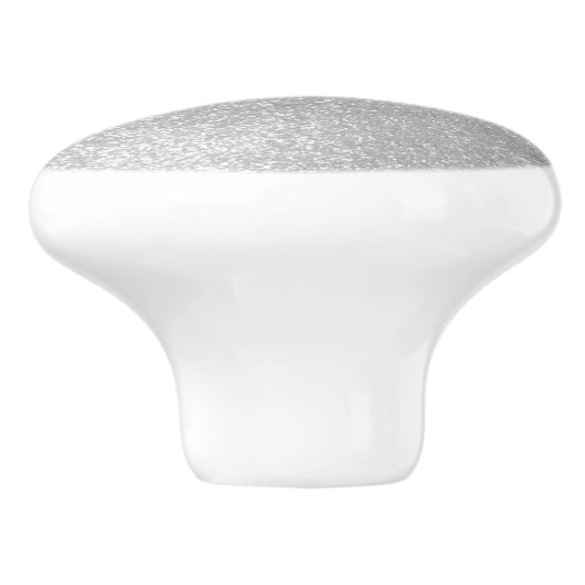 Elegant zilveren glitter Ceramic Pull-kast knopen Keramische Knop (Zijkant)