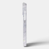 Elegant zilveren glitterscript | Aangepaste naam Case-Mate iPhone Case (Achterkant / Links)