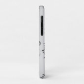 Elegant zilveren koets verhalenboek witte prinses Case-Mate iPhone case (Achterkant/links)