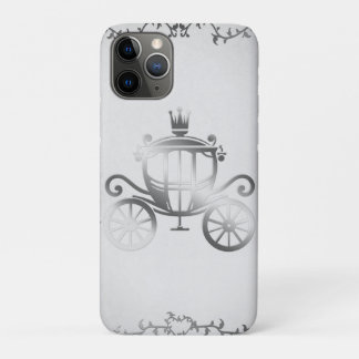 Elegant zilveren koets verhalenboek witte prinses Case-Mate iPhone case
