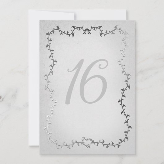 Elegant Zilveren Koets Wit Storybook Sweet 16 Kaart (Achterkant)