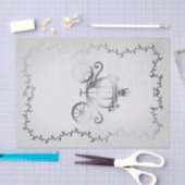 Elegant zilveren koets wit verhalenboek Royal Tissuepapier (Craft)