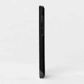 Elegant zilveren metalen patroon Case-Mate iPhone case (Achterkant/links)