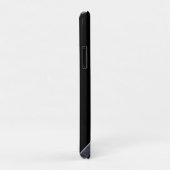 Elegant zilveren metalen patroon Case-Mate iPhone case (Achterkant/rechts)