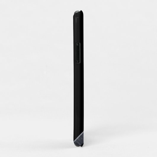 Elegant zilveren metalen patroon Case-Mate iPhone case (Achterkant/rechts)