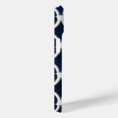 Elegant Zilveren Patroon Case-Mate iPhone Case (Achterkant / Rechts)