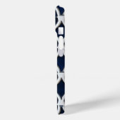 Elegant Zilveren Patroon Case-Mate iPhone Case (Achterkant / Links)