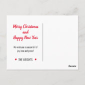 elegant zilvergradiënt ANCHOR + SANTA HAT | Briefkaart (Achterkant)