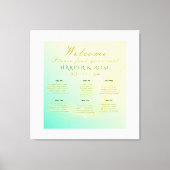 Elegant zitschema: stretched canvas print (Voorkant)