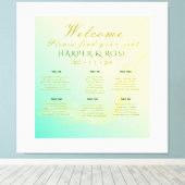 Elegant zitschema: stretched canvas print (Insitu (Houten vloer))