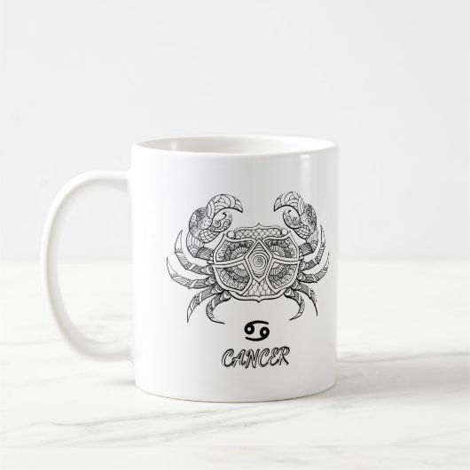 Elegant Zodiac sign Coffee Mok (Links)