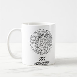 Elegant Zodiac sign Coffee Mok