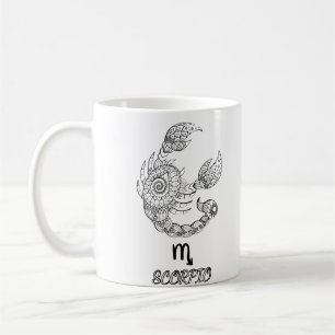 Elegant Zodiac sign Coffee Mok