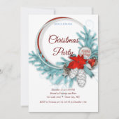Elegant zoete kerstuitnodiging kaart (Voorkant)