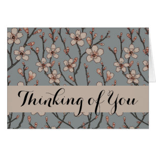 Elegant Zoete Roze Bloesem Kersen Patroon