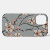 Elegant Zoete Roze Bloesem Kersen Patroon Case-Mate iPhone Case (Achterkant (horizontaal))