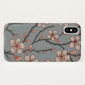 Elegant Zoete Roze Bloesem Kersen Patroon Case-Mate iPhone Case (Achterkant (horizontaal))