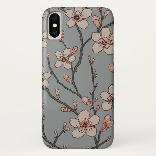 Elegant Zoete Roze Bloesem Kersen Patroon Case-Mate iPhone Case (Achterkant)