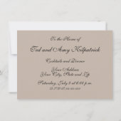 Elegant Zoete Roze Bloesem Kersen Patroon Kaart (Achterkant)