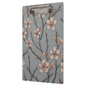 Elegant Zoete Roze Bloesem Kersen Patroon Klembord (Links)