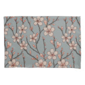 Elegant Zoete Roze Bloesem Kersen Patroon Kussensloop (Voorkant)