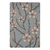 Elegant Zoete Roze Bloesem Kersen Patroon Mini Klembord (Achterkant)