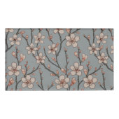 Elegant Zoete Roze Bloesem Kersen Patroon Naambadge (Voorkant)