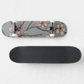 Elegant Zoete Roze Bloesem Kersen Patroon Persoonlijk Skateboard (Horizontaal)
