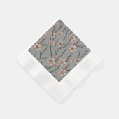 Elegant Zoete Roze Bloesem Kersen Patroon Servet (Hoek)