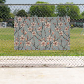 Elegant Zoete Roze Bloesem Kersen Patroon Spandoek (Insitu)