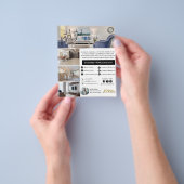 Elegant zojuist aangeboden onroerend goed flyer (Hand)