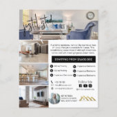 Elegant zojuist aangeboden onroerend goed flyer (Voorkant)