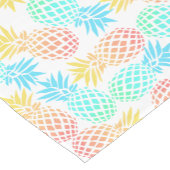 elegant zomers tropisch kleurrijk anananasseipatro korte tafelloper (Hoek)